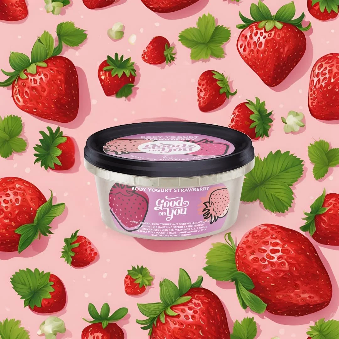 Йогурт для тіла Strawberry, 300 мл (Паковання 1), фото №2