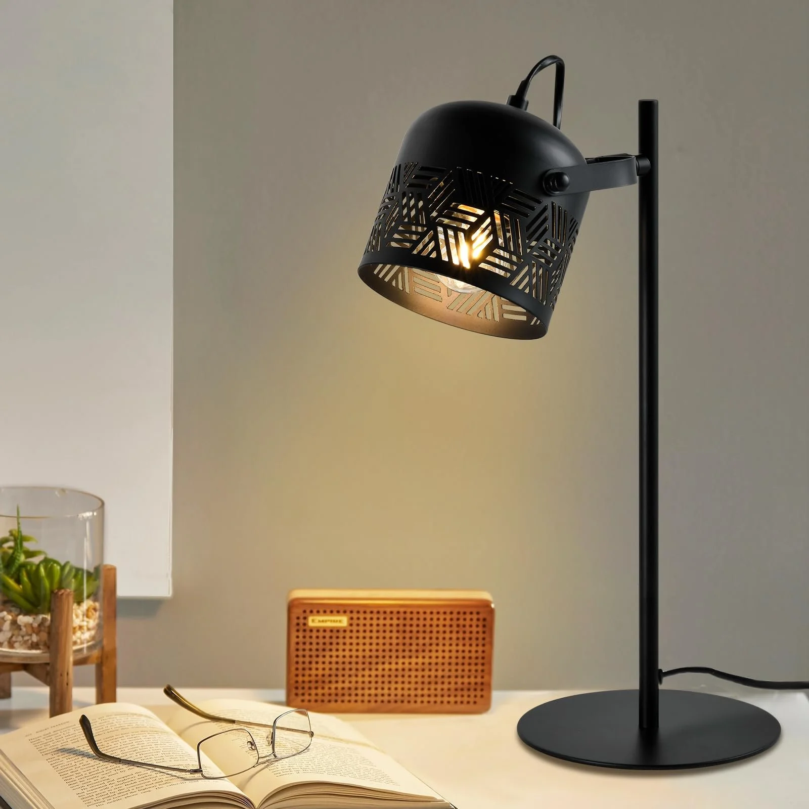 Настільна LED лампа LQWELL Retro Palace Style E27 металева, фото №1