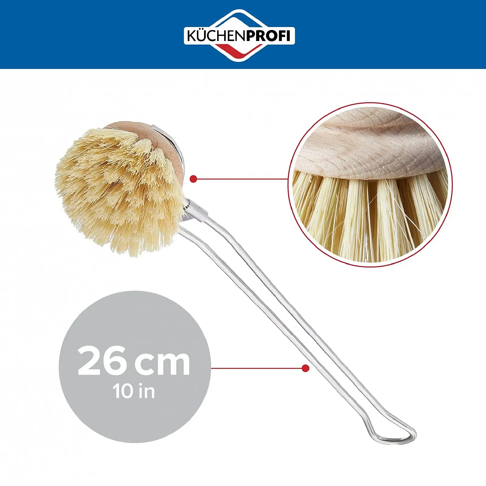 Щітка кухонна Küchenprofi Classic 1109432800 Natural Bristles 1979, фото №2 Щітка кухонна Küchenprofi Classic 1109432800 Natural Bristles 1979, фото №2