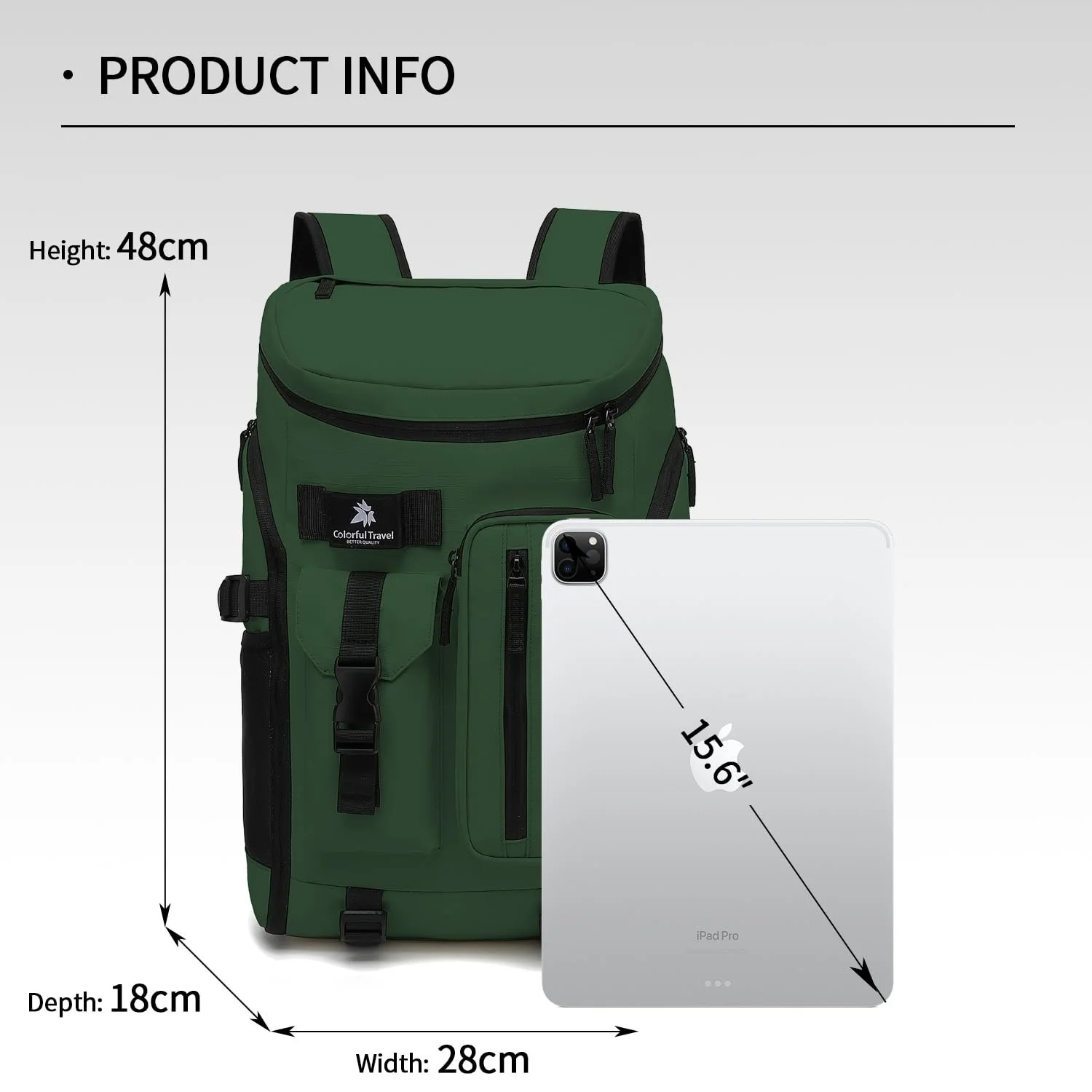 Рюкзак-сумка Kalesi Gym Duffle Bag 4-Way Водонепроницаемый с отделением для обуви, фото №2