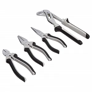 Плоскогубцы Amazon Basics Набор 4 шт Серый Черный synthetic.ua - Фото 1