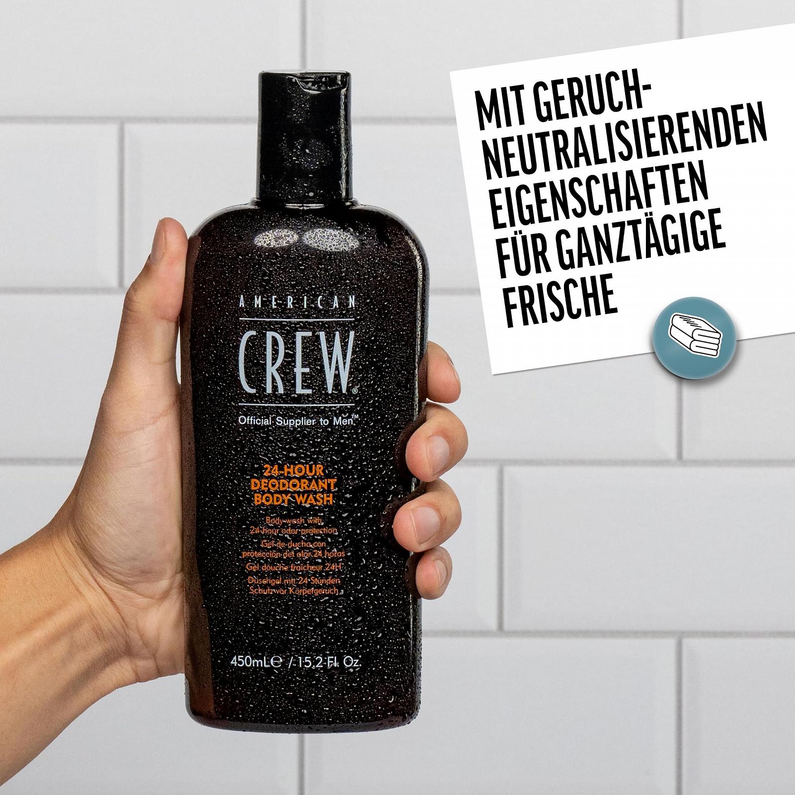 Гель для душа AMERICAN CREW 24h Deodorant Body Wash 450 мл, фото №4