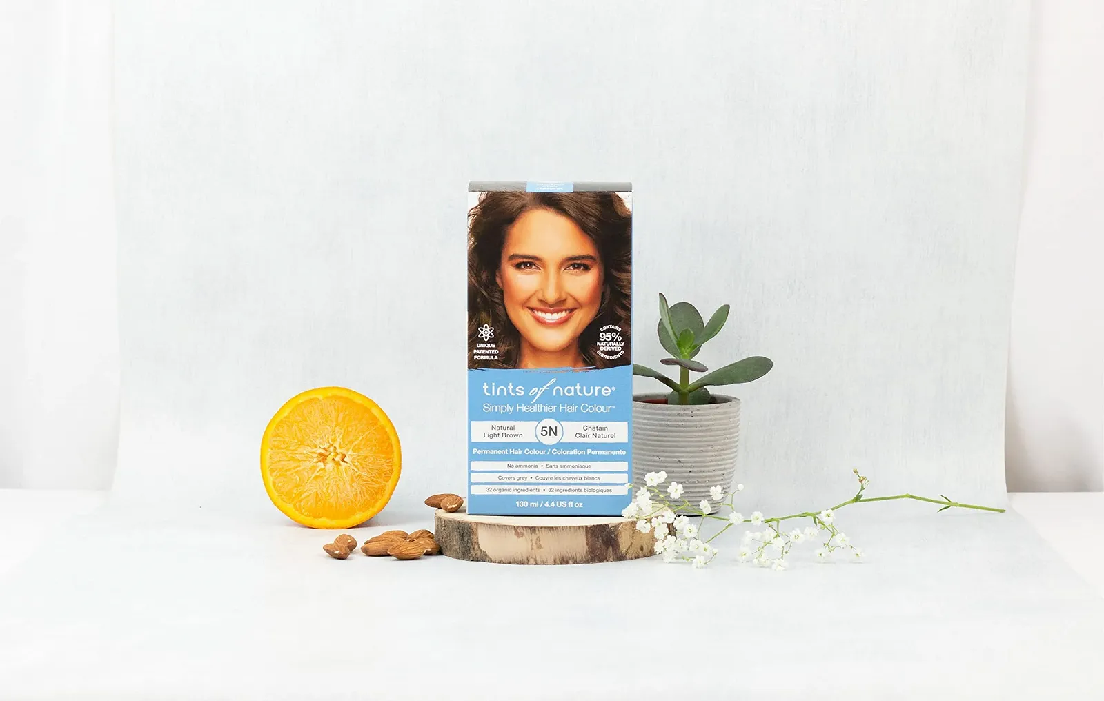 Фарба для волосся Tints of Nature Organic 5N Натуральний світло-коричневий 130 мл, фото №5 Фарба для волосся Tints of Nature Organic 5N Натуральний світло-коричневий 130 мл, фото №5