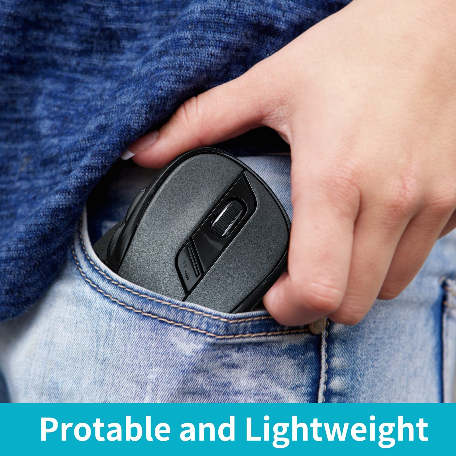 Мышь Rapoo M500 Optical Wireless Silent Black, фото №4