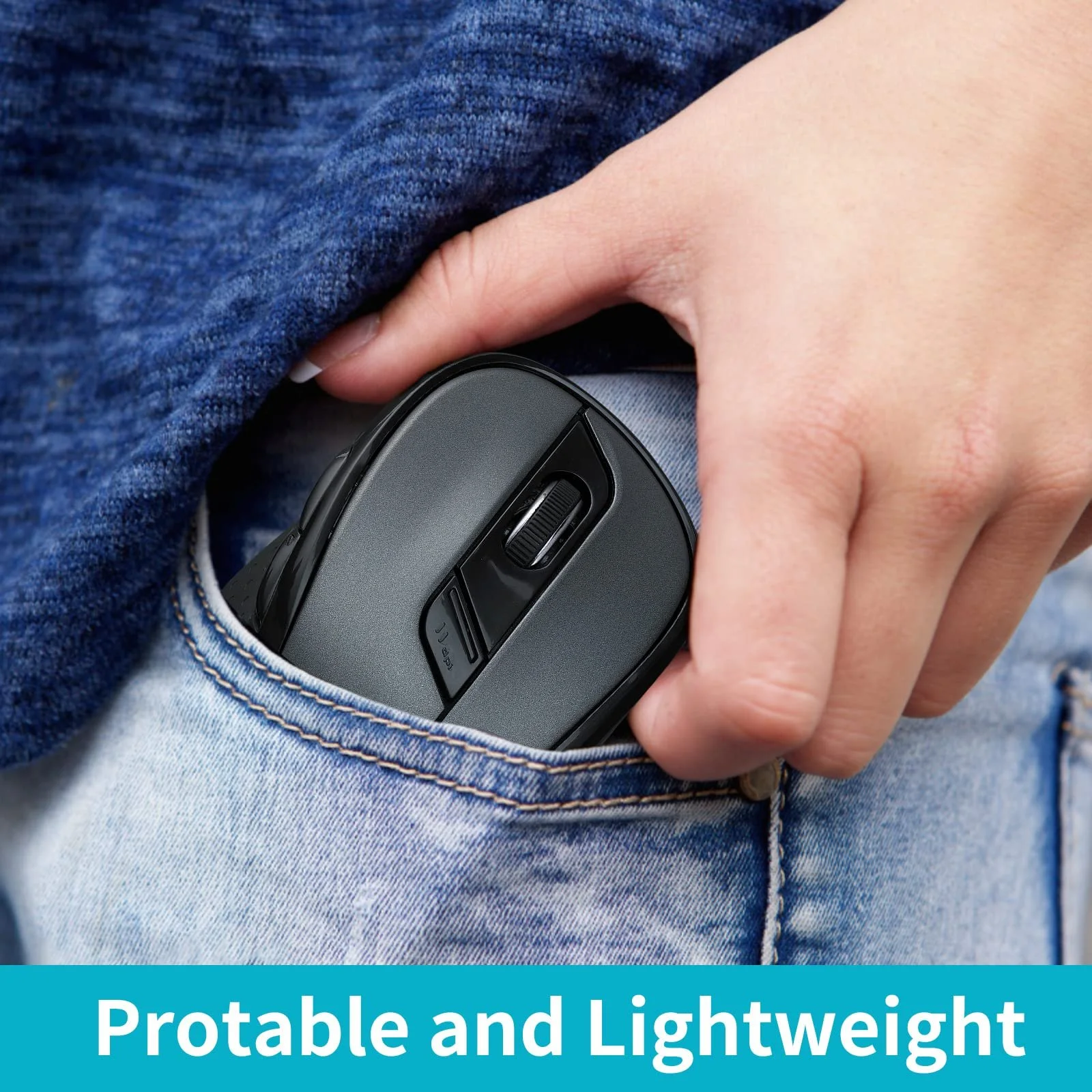 Мышь Rapoo M500 Optical Wireless Silent Black, фото №4