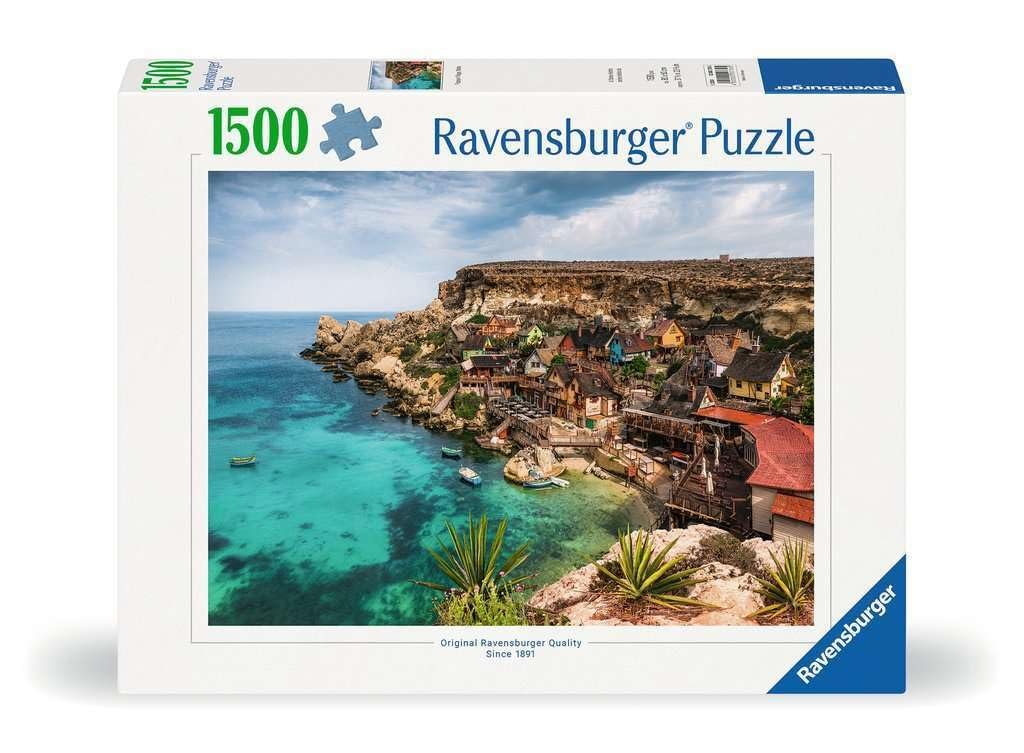 Пазл Ravensburger 12000739 Popey Village, Malta 1500 елементів, фото №1 Пазл Ravensburger 12000739 Popey Village, Malta 1500 елементів, фото №1