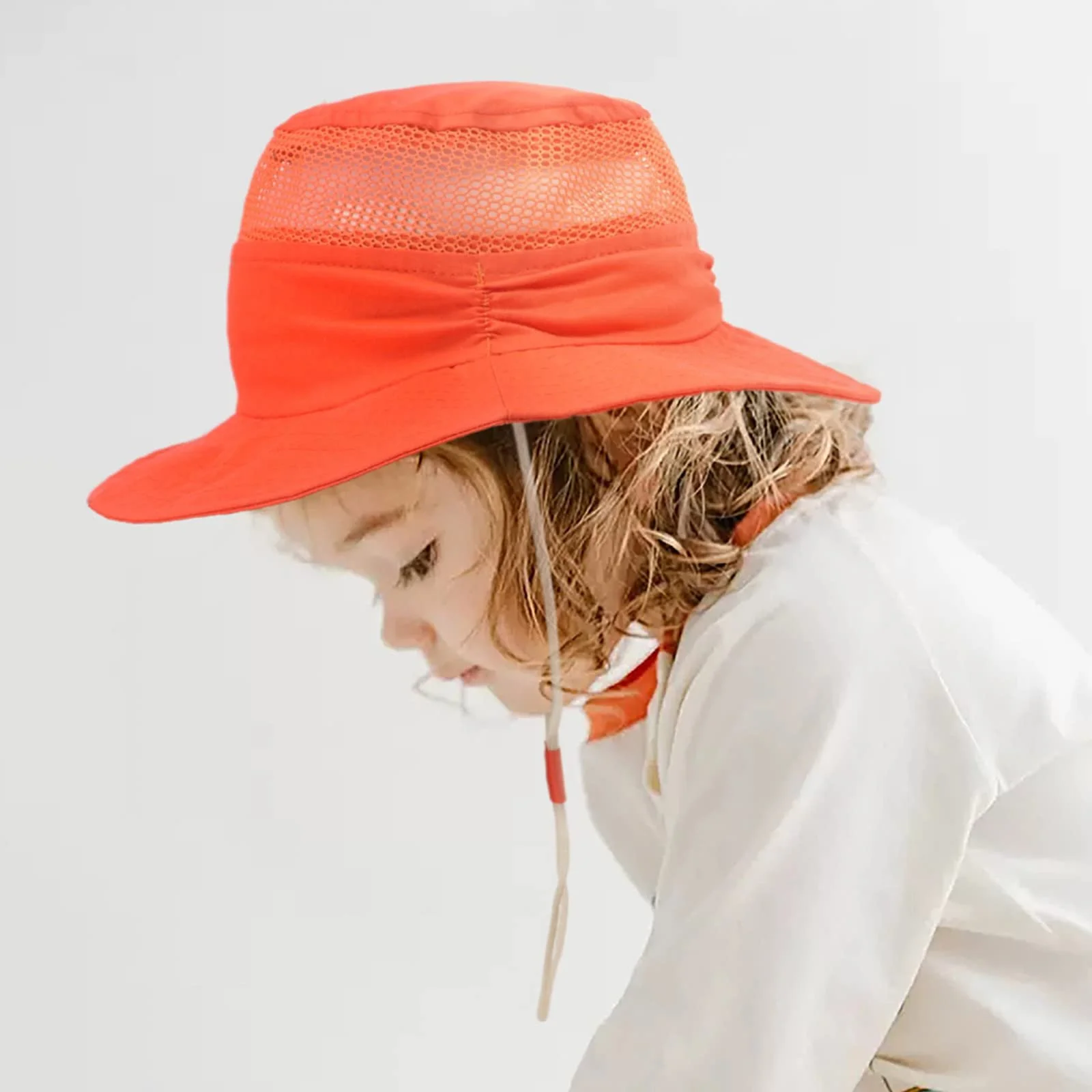 Капелюх сонцезахисний Ahagogo дитячий з широкими полями та захистом шиї UPF 50+, фото №2