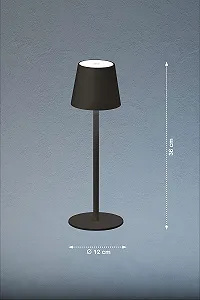 Настільна лампа FHL Easy Tropea 850210 акумуляторна, з плавним регулюванням яскравості, до 100 годин роботи, 1x LED 2.5 Ват, 270 люмен, 3000 Кельвінів, пісочний чорний synthetic.ua - Фото 1