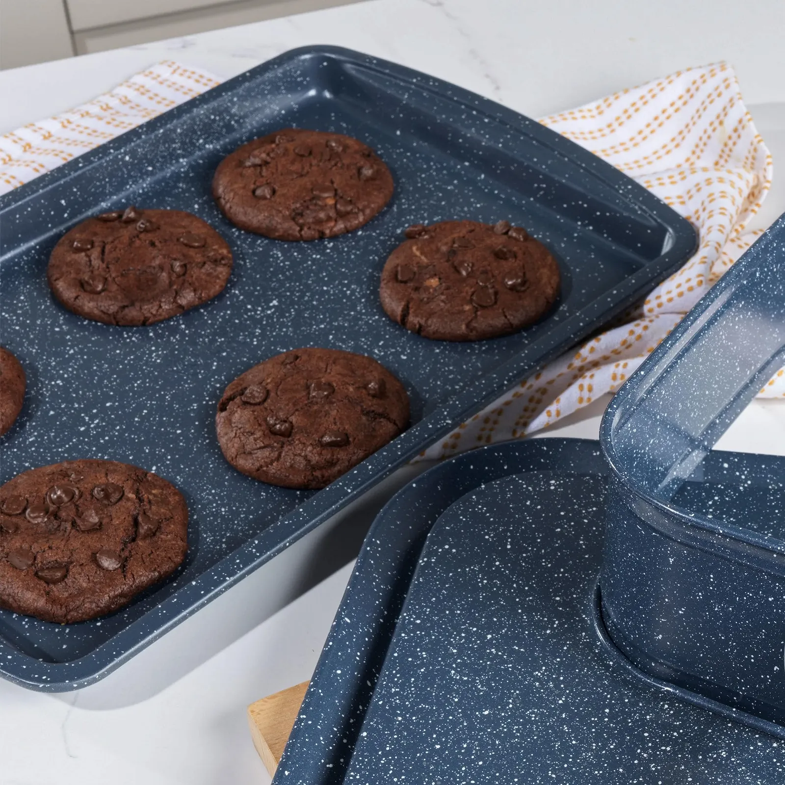 Набір форм для випікання Russell Hobbs Nightfall Stone 2 предмети 38,5 x 2,2 x 25,5 см прямокутні, фото №5