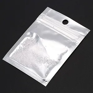 Микро бриллианты Booso, 1440 шт, для ногтей, плоские, без декора для ногтей, косметические, белые synthetic.ua - Фото 1