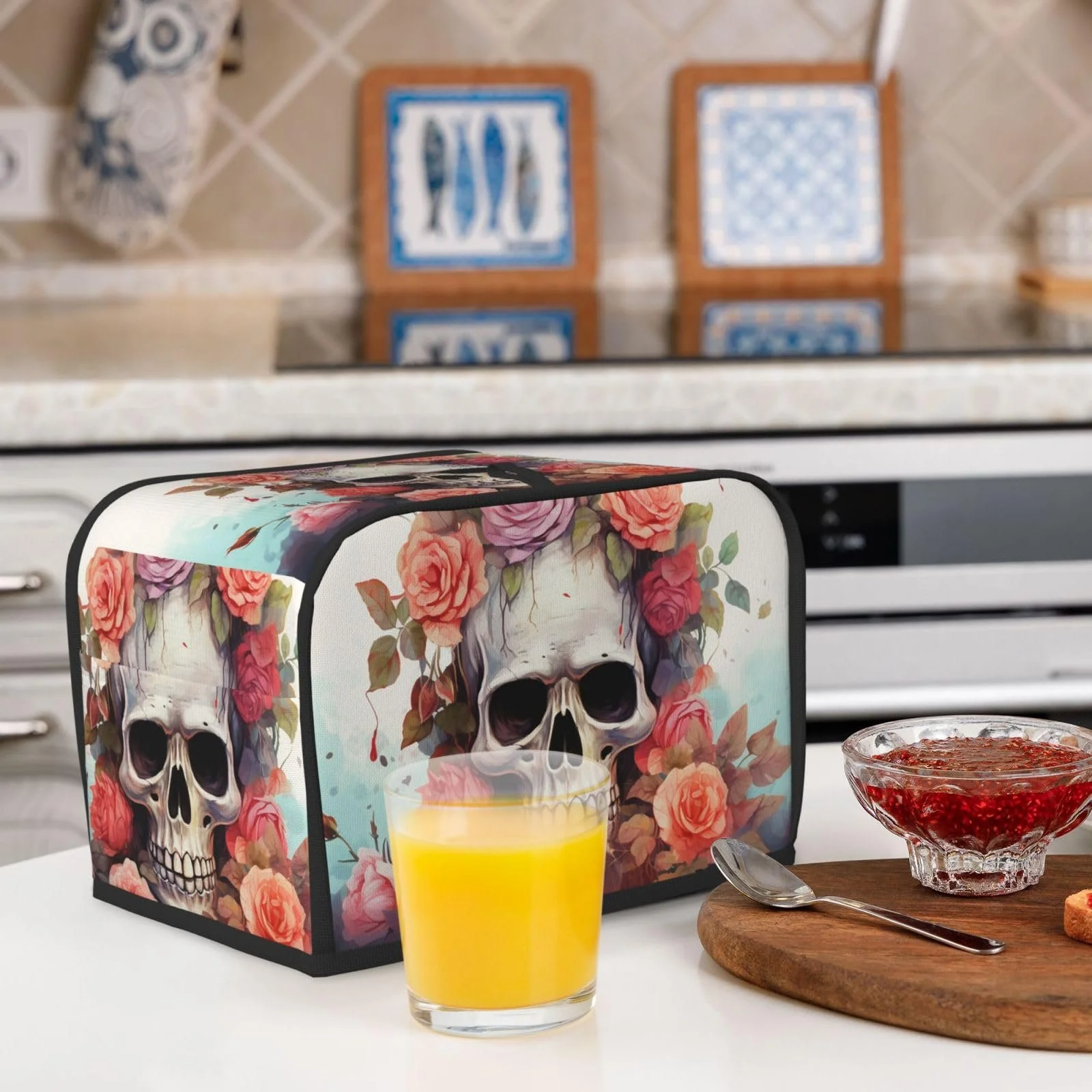 Чохол для тостера Cute Skeleton with Flowers, фото №6 Чохол для тостера Cute Skeleton with Flowers, фото №6