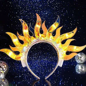 Обруч для волос Светящееся пламя LED - Фото 1