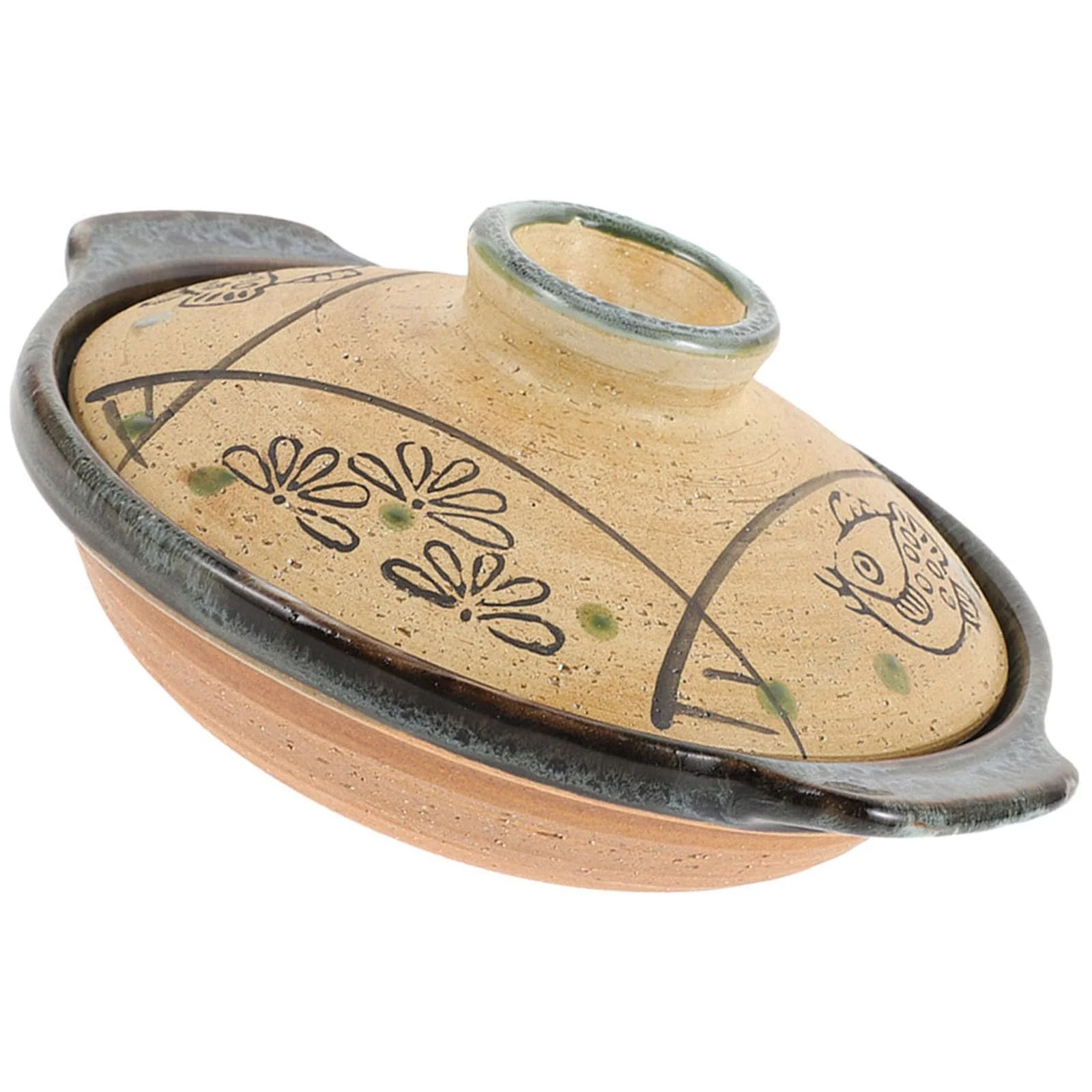 Кастрюля Cabilock Японская Керамическая с ручкой Термостойкая, фото №1