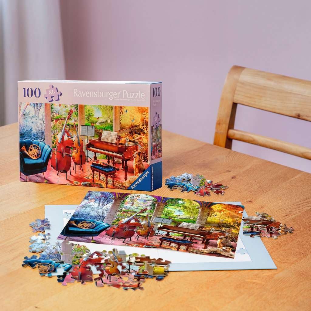 Пазл Ravensburger Feel Well & Puzzle 12001366 Musical Seasons 100 елементів, фото №6