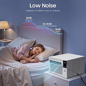 Мобильный кондиционер ERnonde Мини 280Вт 5-8м³ synthetic.ua - Фото 1