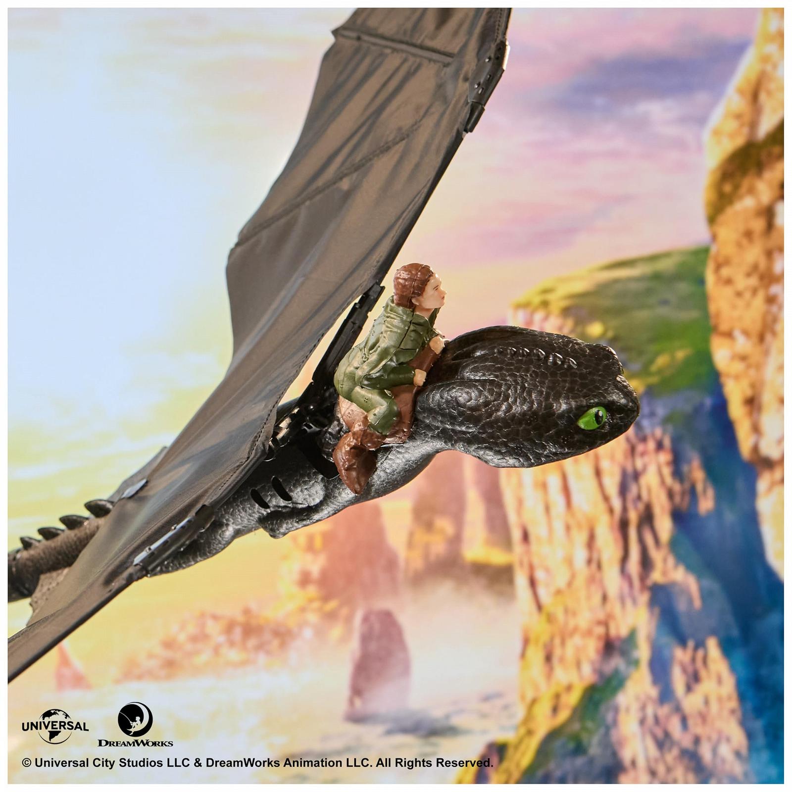 Іграшка Dreamworks How to Train Your Dragon Злітаючий дракон Беззубик з пультом дистанційного керування для дітей від 4 років, фото №9
