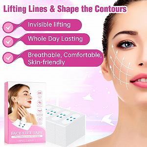 Наклейки для підтяжки обличчя, 120 шт ціна на synthetic.ua - Фото 1 Наклейки для підтяжки обличчя, 120 шт synthetic.ua - Фото 1
