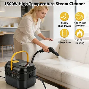 Пароочисник ручний високого тиску 2500 Вт 1200 мл synthetic.ua - Фото 1