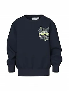 Толстовка NAME IT для мальчиков Nmmvildar LS Nreg Sweat Bru - Фото 1