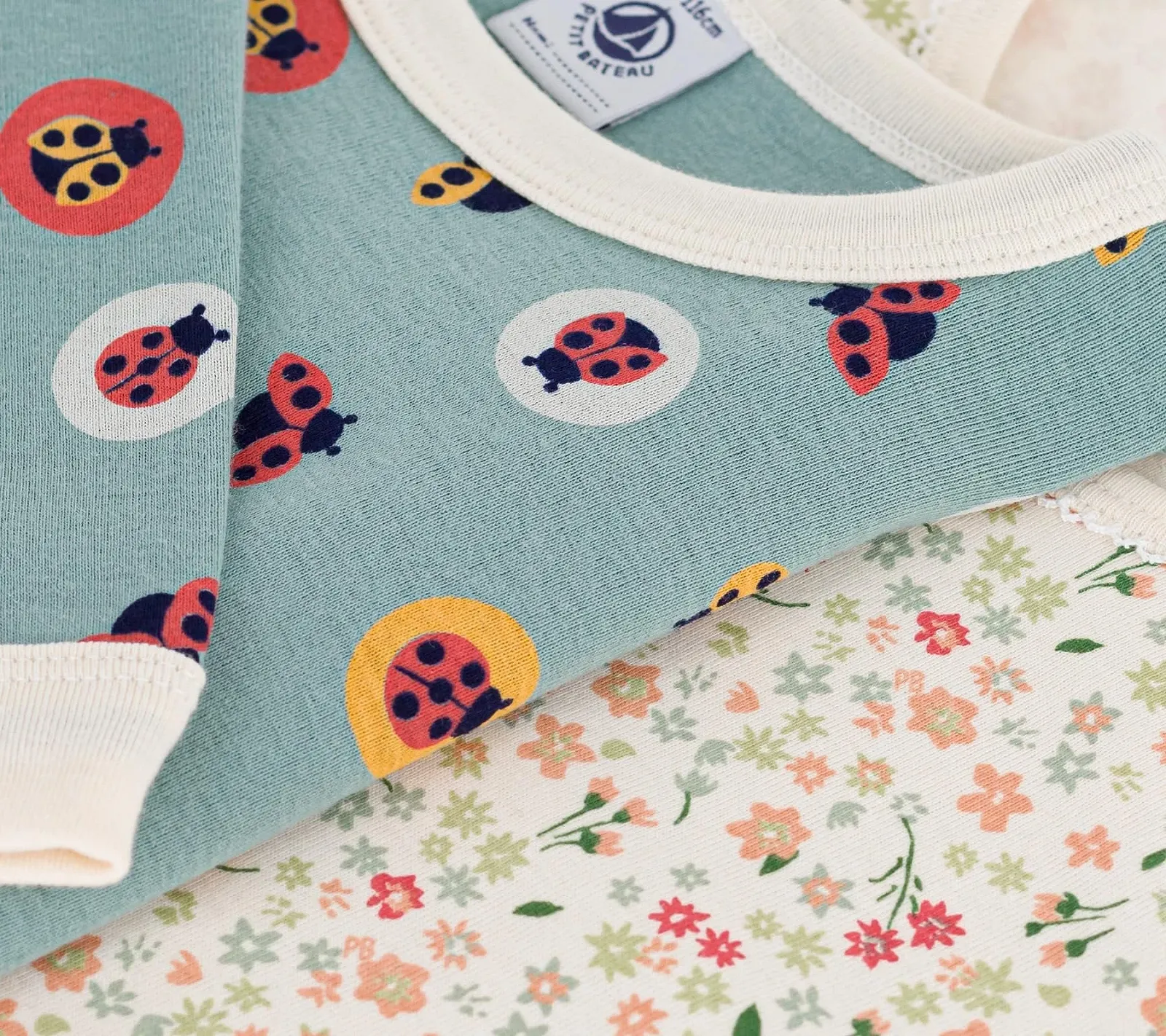 Піжама Petit Bateau Fleuri для дівчаток, фото №3 Піжама Petit Bateau Fleuri для дівчаток, фото №3