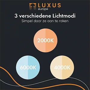 Міні-настільна лампа Luxus Vicky сенсорна LED акумуляторна димування H14 x Ø10 Помаранчева synthetic.ua - Фото 1