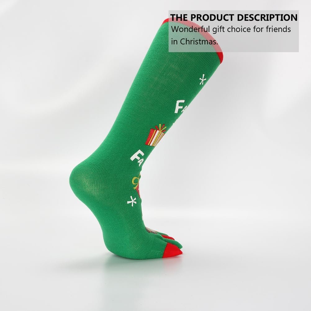 Різдвяні шкарпетки VALICLUD Шкарпетки з пальцями, фото №6