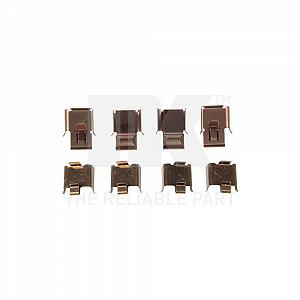 Комплект аксесуарів дискових гальмівних колодок NK 7930171 для MITSUBISHI, передній міст - Фото 1