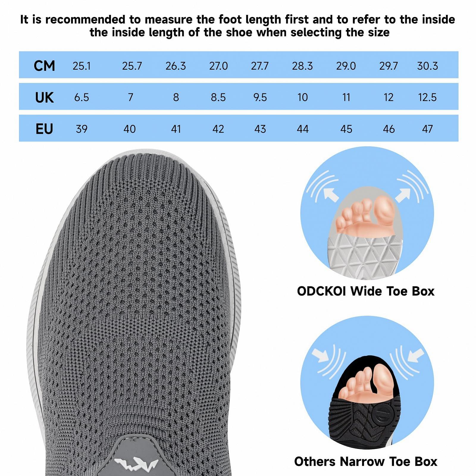 Кросівки Без Шнурків ODCKOI Легкі Дихаючі Спортивні Чоловічі Сірі, фото №5 Кросівки Без Шнурків ODCKOI Легкі Дихаючі Спортивні Чоловічі Сірі, фото №5