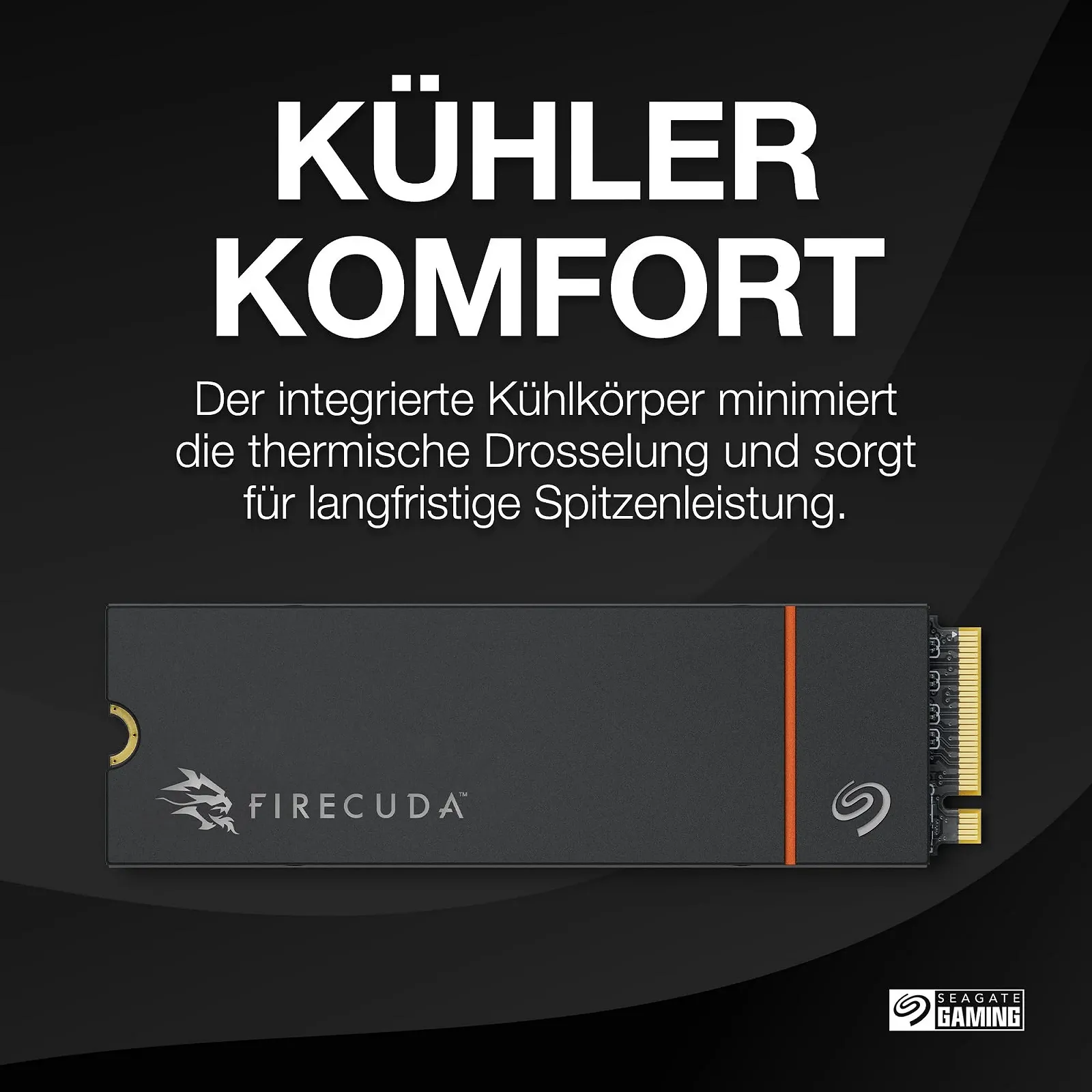 NVMe SSD Seagate FireCuda 530R ZP4000GM3A073 4TB M.2 PCIe Gen4 x4 7400 MB/s Heatsink, фото №7 NVMe SSD Seagate FireCuda 530R ZP4000GM3A073 4TB M.2 PCIe Gen4 x4 7400 MB/s Heatsink, фото №7