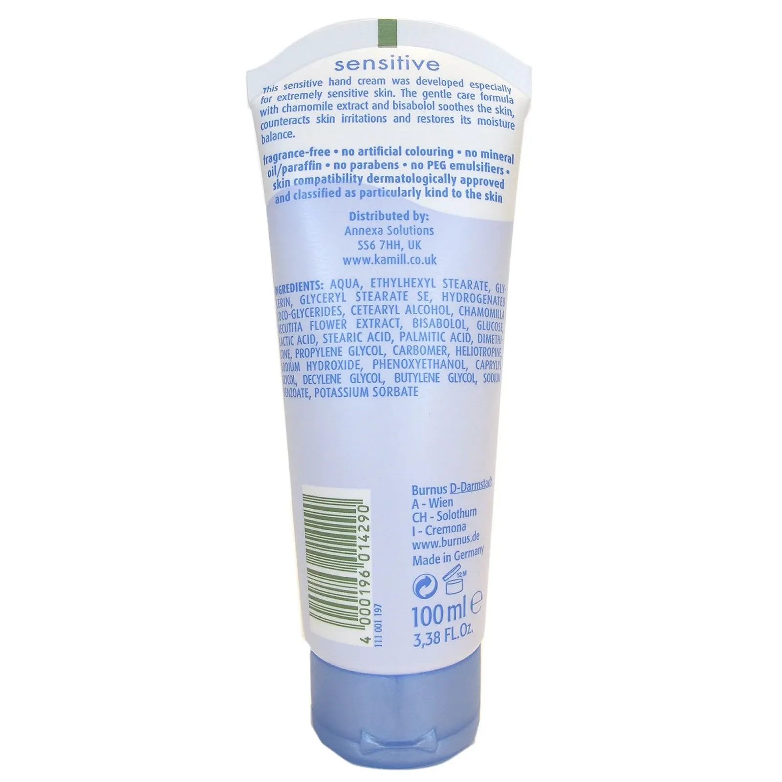 Крем для рук та нігтів Kamill Sensitive Екстракт ромашки 100 мл, фото №2 Крем для рук та нігтів Kamill Sensitive Екстракт ромашки 100 мл, фото №2