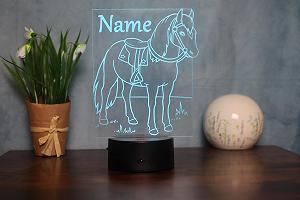 Настольная светодиодная лампа Лошадь Персонализированная - Фото 1