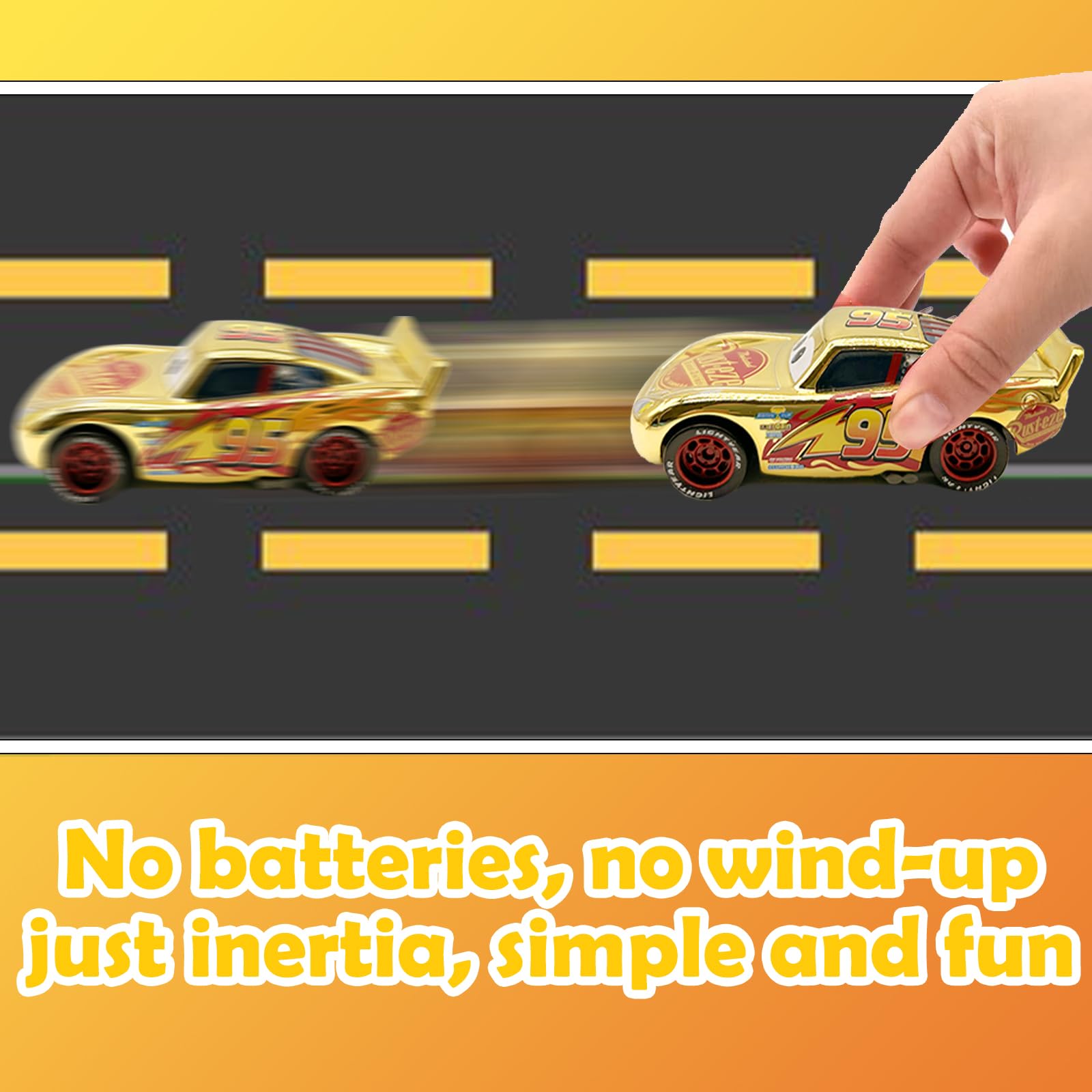 Іграшковий автомобіль Lightning McQueen, фото №3 Іграшковий автомобіль Lightning McQueen, фото №3