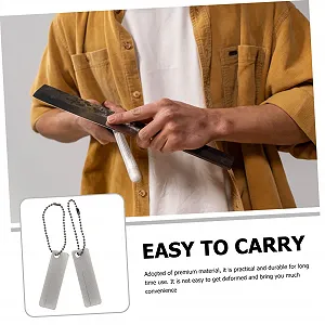 Набір точильних каменів Lurrose Алмазні Сріблясті 2 шт. synthetic.ua - Фото 1