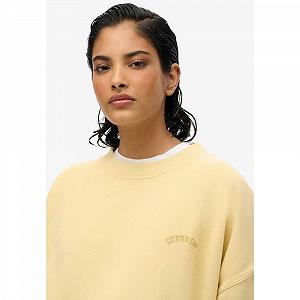 Женский свитшот Superdry Essential Logo Plus Size с круглым вырезом горловины synthetic.ua - Фото 1