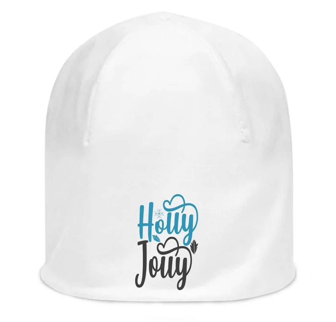 Легка бавовняна шапка-біні Atspauda Holly Jolly Love Heart Unisex, один розмір, фото №1