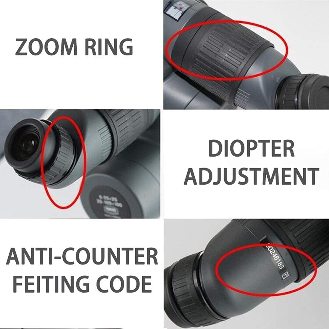 Монокуляр Vogelbeobachtungs Zoom 6-100x100 HD FMC BAK4 Водонепроникний з Штативом, фото №4