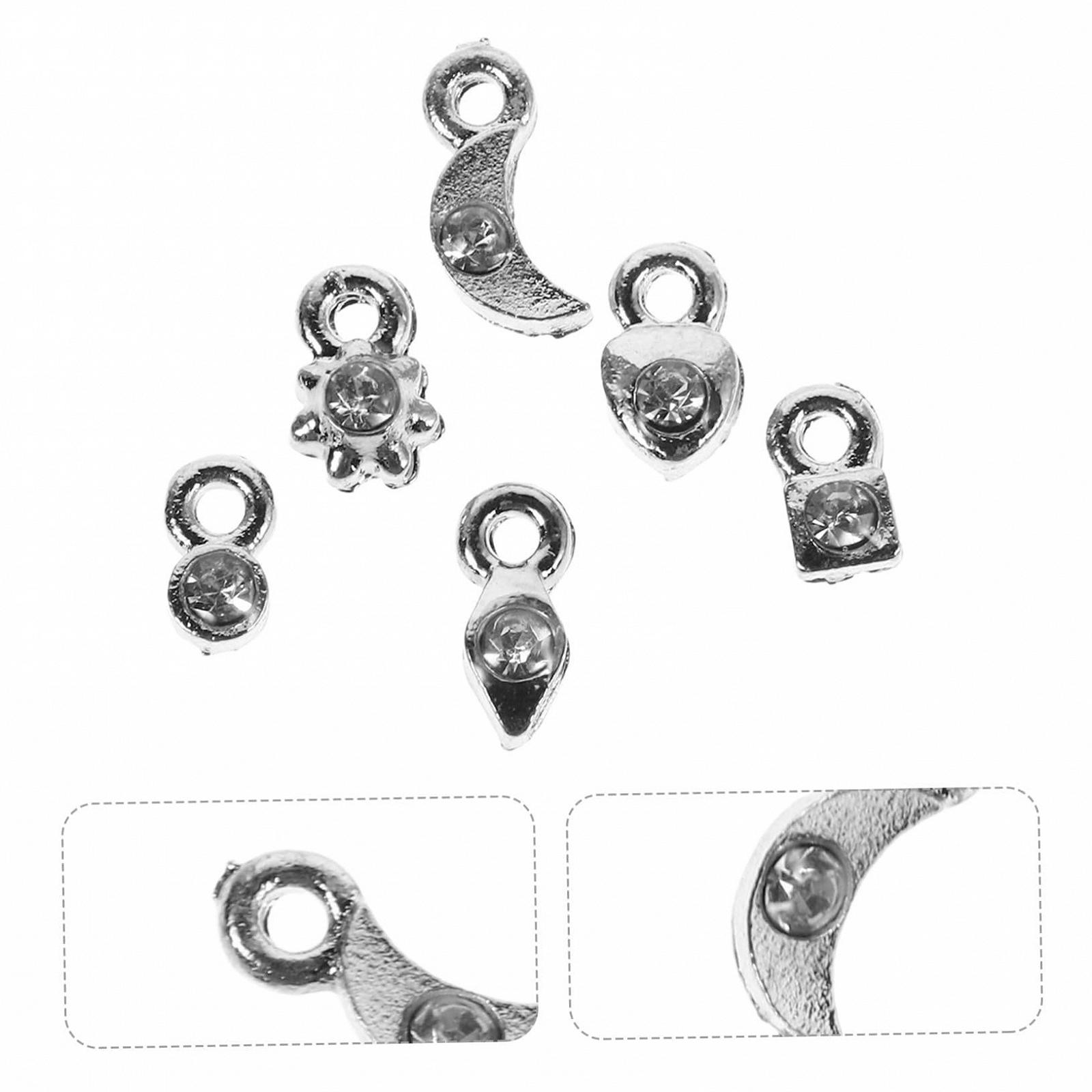 Підвіски для нігтів LIFKOME Сріблястий,, фото №9