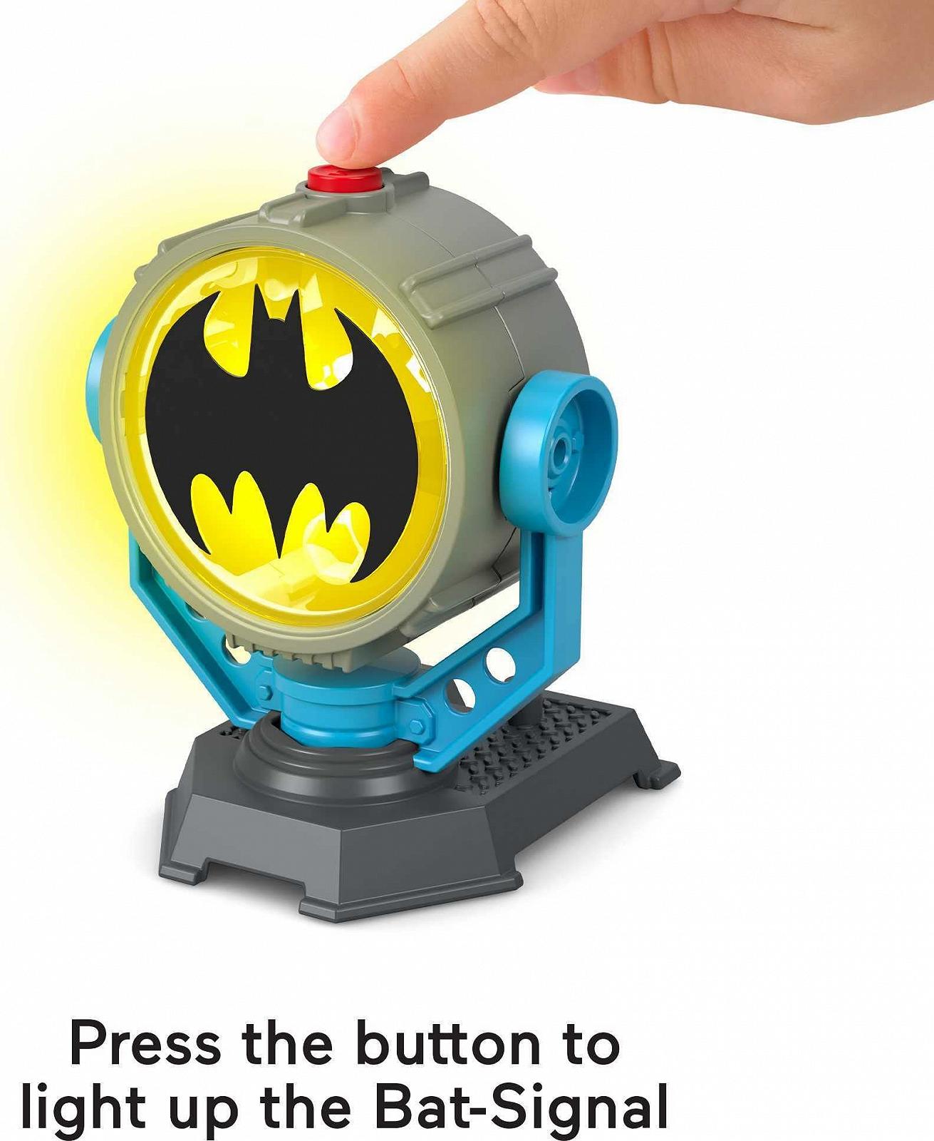 Фігурки IMAGINEXT DC Super Friends Bat-Tech Bat-Signal Мультипак Бетмен, Загадочник, Жінка-кішка та Пінгвін, фото №3