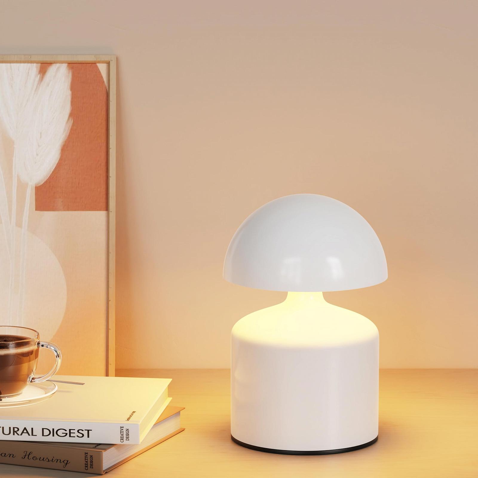 Настільна лампа Modern Wireless Small Mushroom сенсорна світлодіодна акумуляторна міні нічник, фото №1