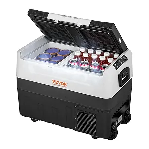 Автомобильный холодильник Vevor Camping Fridge 45 л / 12/24 В / 2 в 1 / 60 Вт - Фото 1