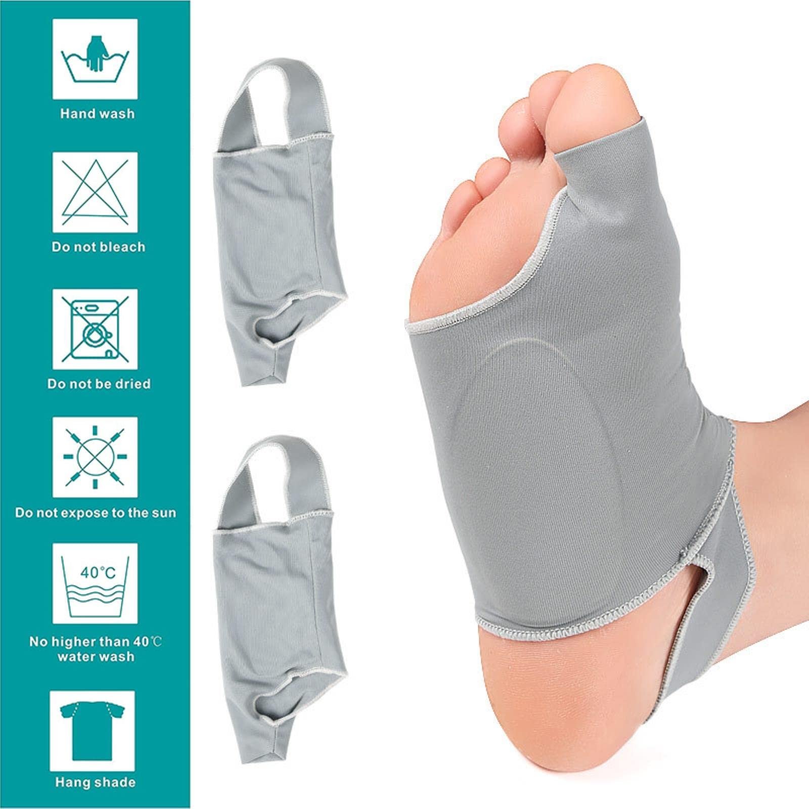 Корректор вальгусной деформации большого пальца ноги Гелевый 2 шт./пара, фото №5