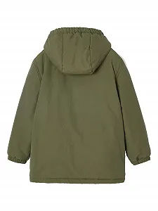 Парка з капюшоном Vertbaudet для хлопчиків з м'якою підкладкою та переробленим наповнювачем synthetic.ua - Фото 1