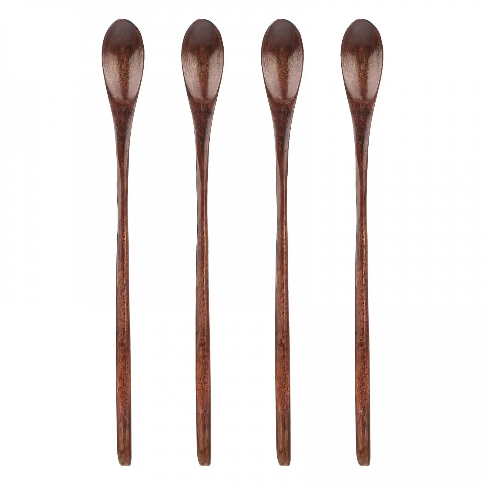 Ложка Дерев'яна Набір з 4 маленьких довгих, фото №1