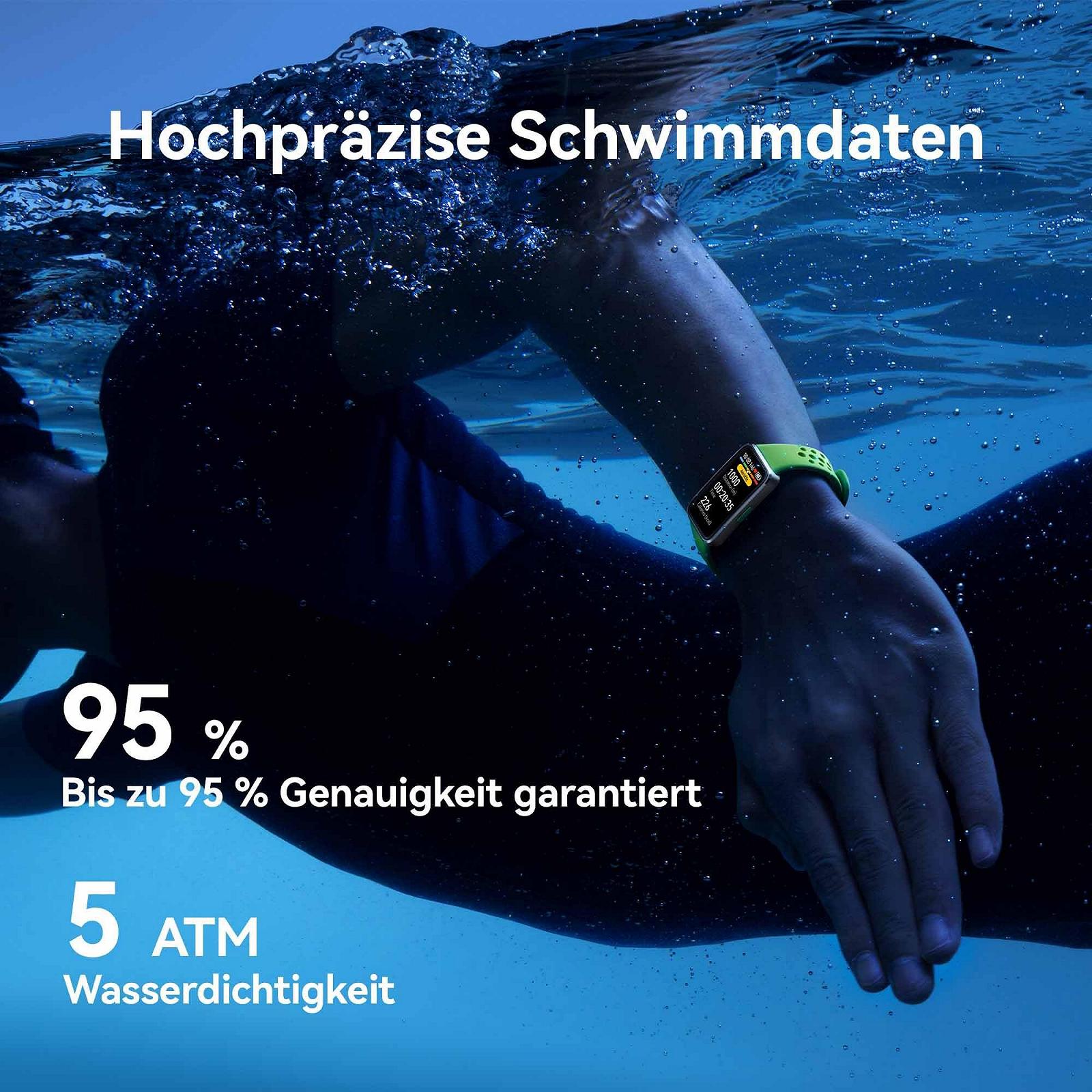 Смарт-годинник HUAWEI Band 10 AI-асистентом відстеження фітнесу, професійний аналіз сну, до 14 днів автономної роботи, тонкий корпус з алюмінієвого сплаву, iOS & Android, синій, фото №5