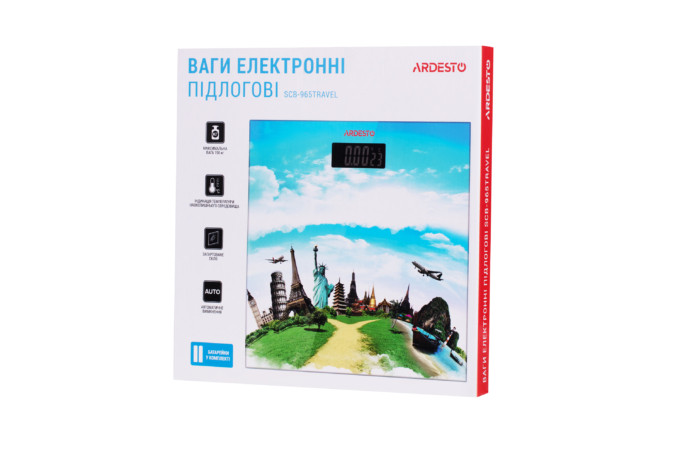 Весы напольные электронные Ardesto Travel SCB-965-TRAVEL 150 кг, фото №4