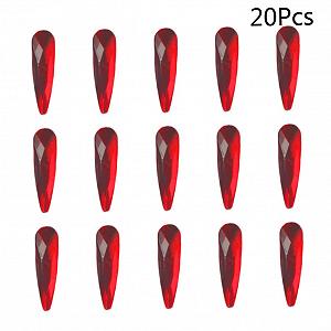 Стразы для ногтей Healeved, 40 шт, кристаллы, смешанные формы synthetic.ua - Фото 1