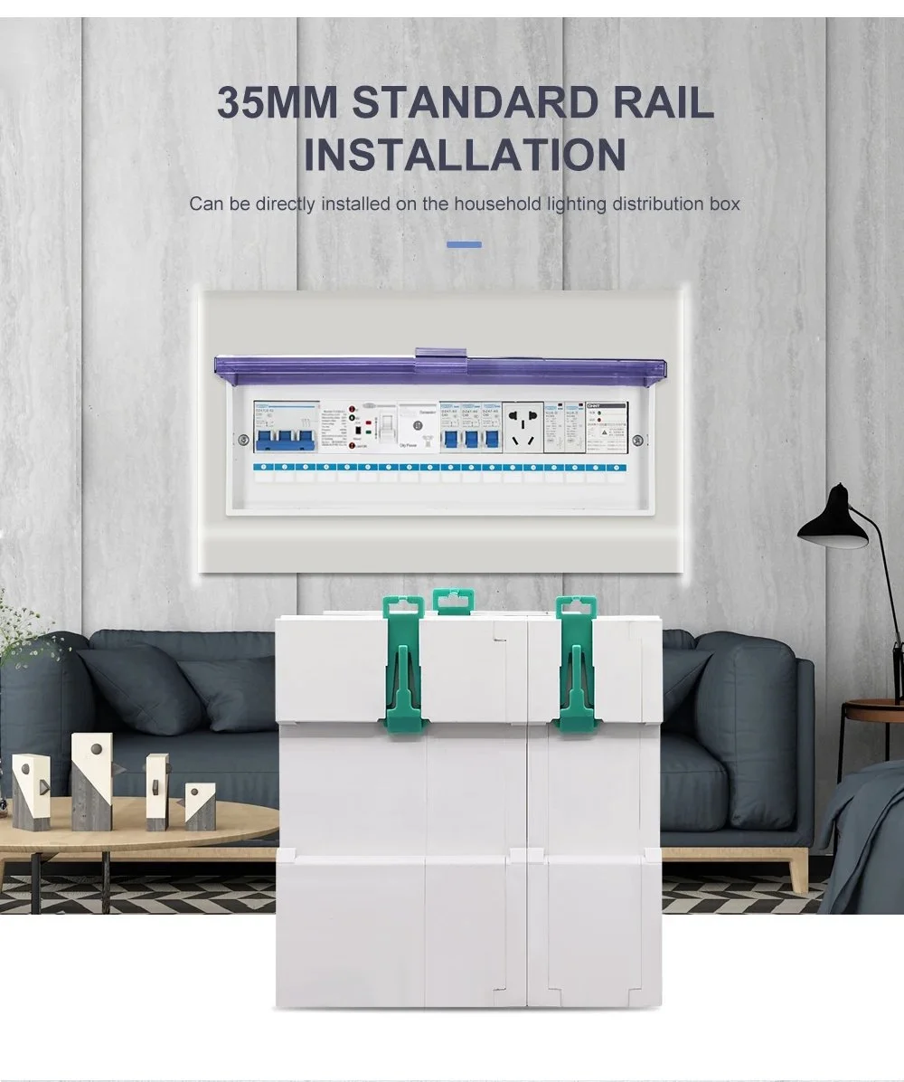 Автомат ввода резервного питания TOMZN TOQ6-63/2 2P 63A 220V АВР переключатель, фото №11