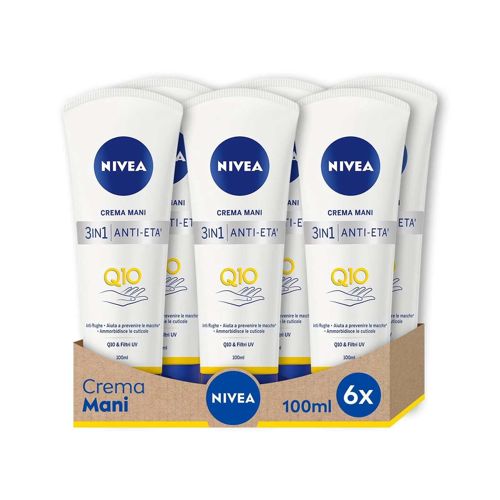 Крем для рук NIVEA Anti-Ageing Q10, проти зморшок та пігментних плям, 100 мл, фото №1