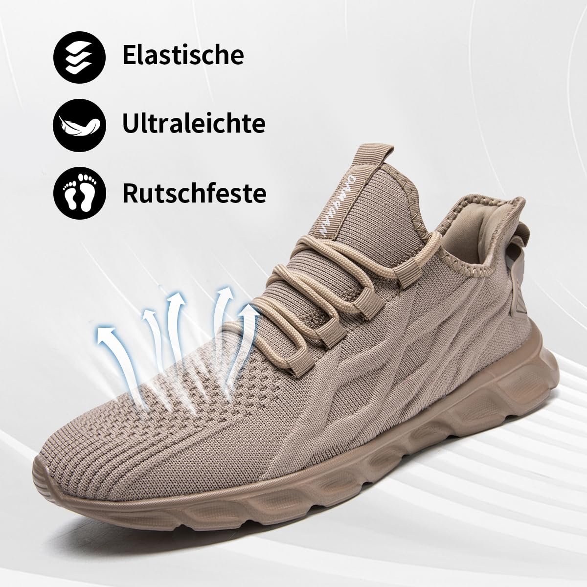 Чоловічі Кросівки VGPSFN для Бігу Спортивні Легкі Дихаючі, фото №2