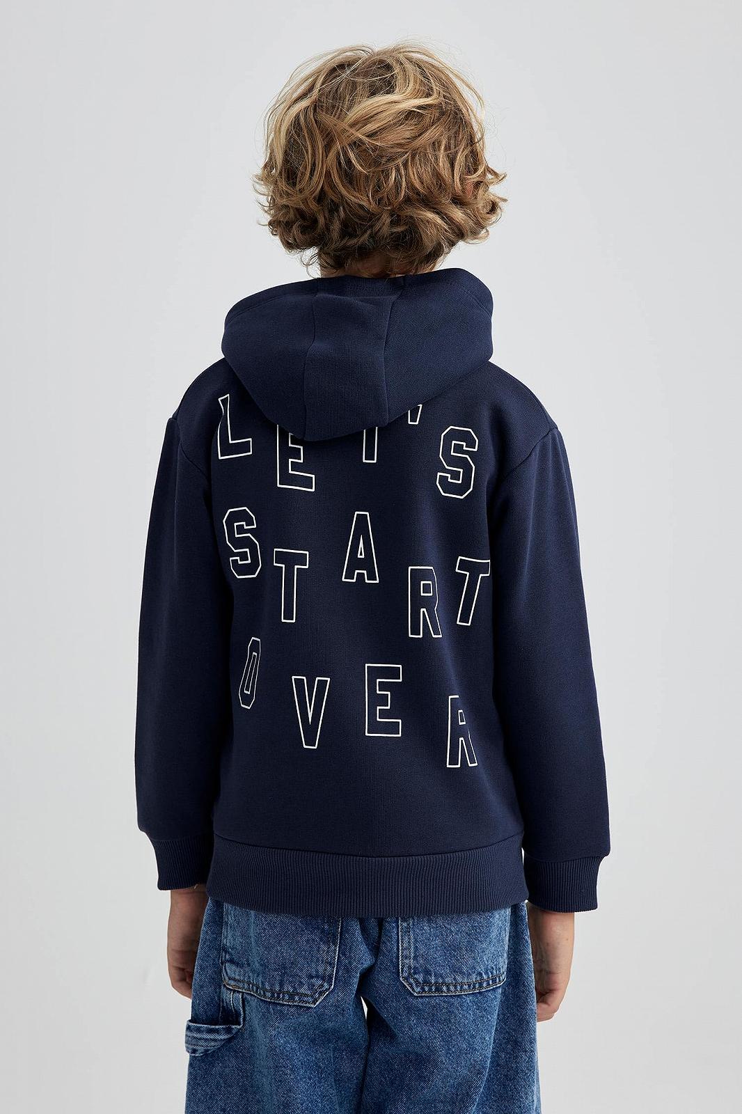 Худи DeFacto Regular Fit для мальчиков с капюшоном, фото №5